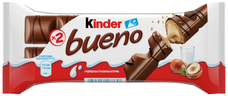 Вафли KINDER Bueno в молочном шоколаде